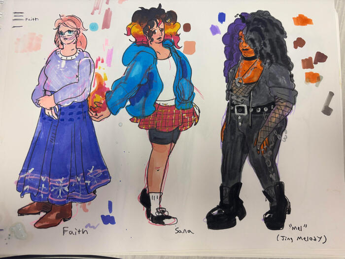 2026 - ink and marker