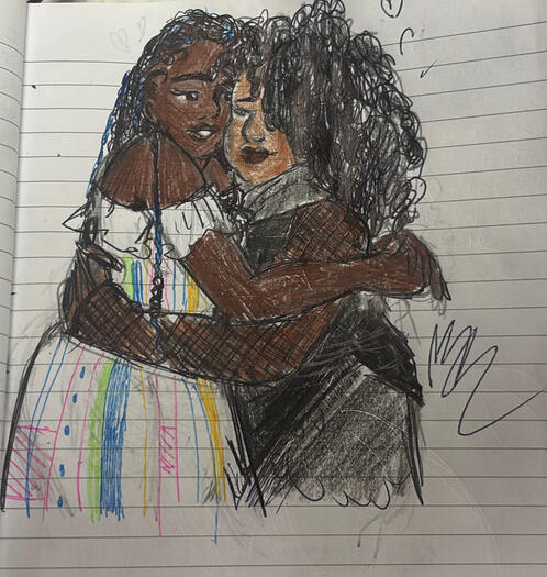 2026 - Ink and Colored Pencil