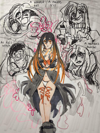 2026 - ink and marker 2026 - ink and marker
